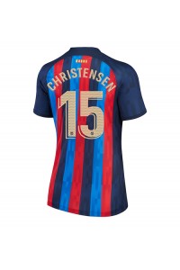 Barcelona Andreas Christensen #15 Fotballdrakt Hjemme Klær Dame 2022-23 Korte ermer